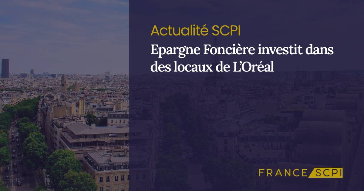 La SCPI Épargne Foncière acquiert un immeuble à Clichy