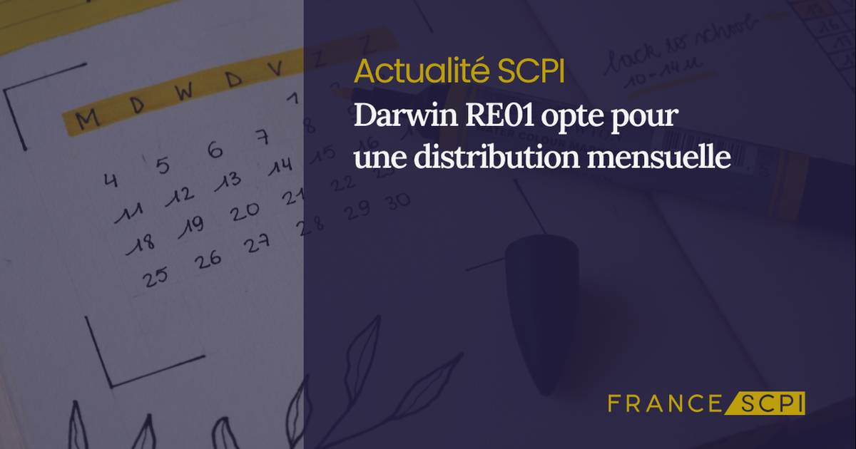 Darwin RE01 opte pour une distribution mensuelle