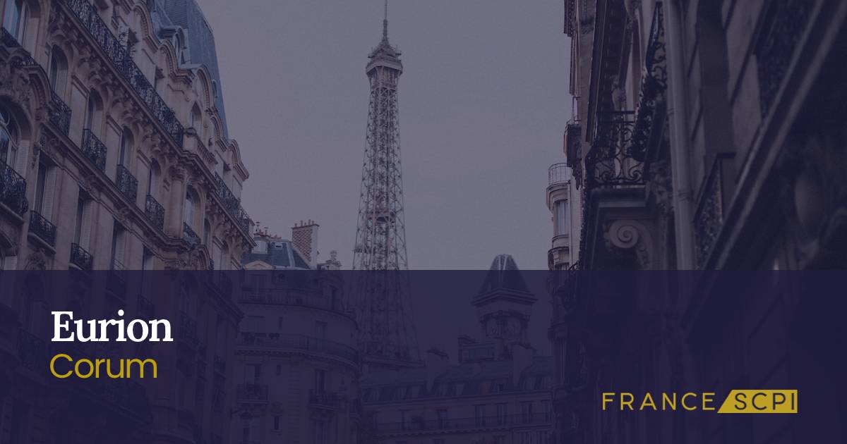 SCPI Corum Eurion +5,73%. Avis et analyse pour investir en 2026